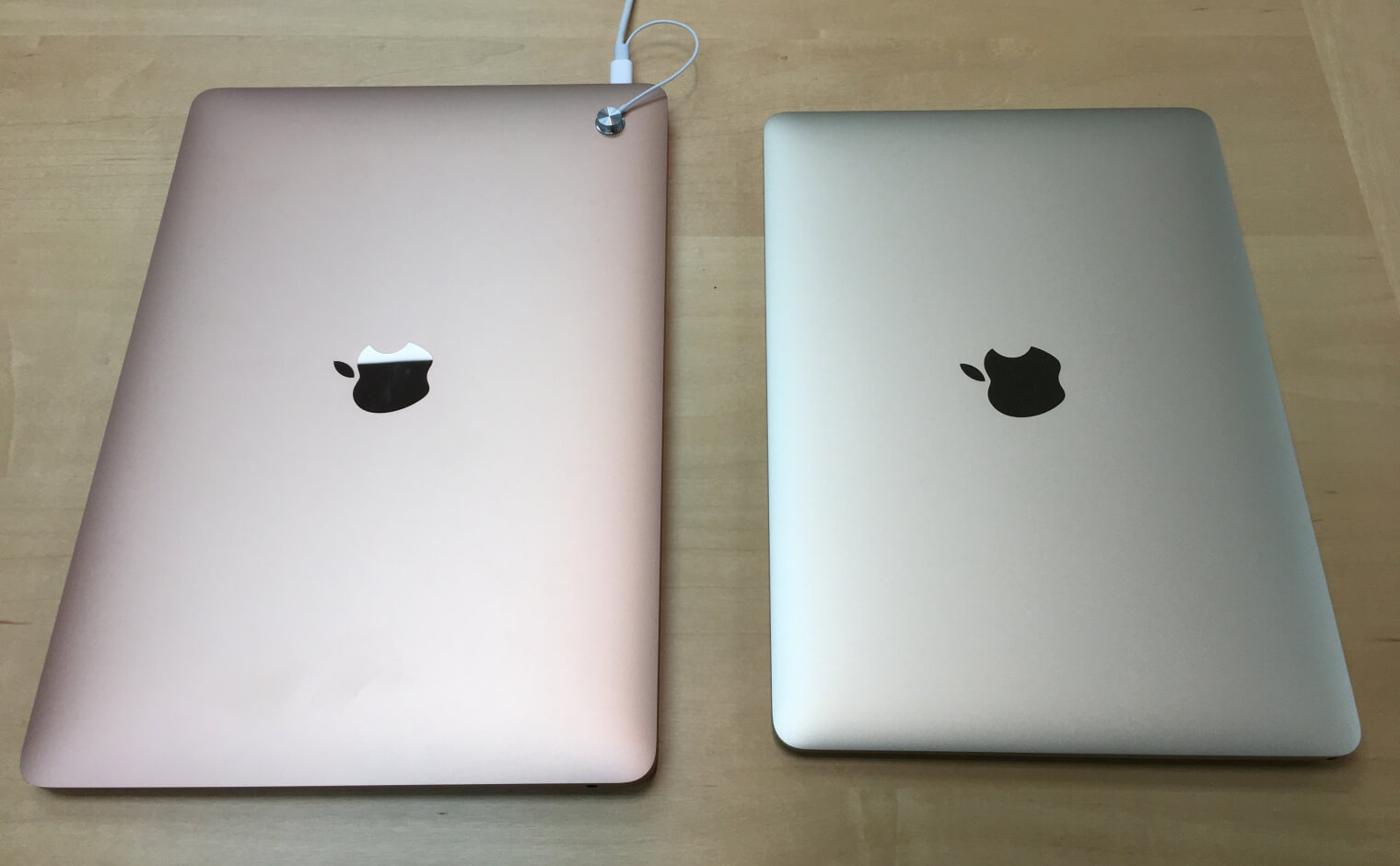 MacBook12インチのゴールドの色味の変更